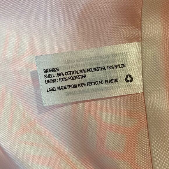 GAP Jacquard Academy Blazer Tailored Fit Neon Pink - Women's 0 - Picture 5 of 8